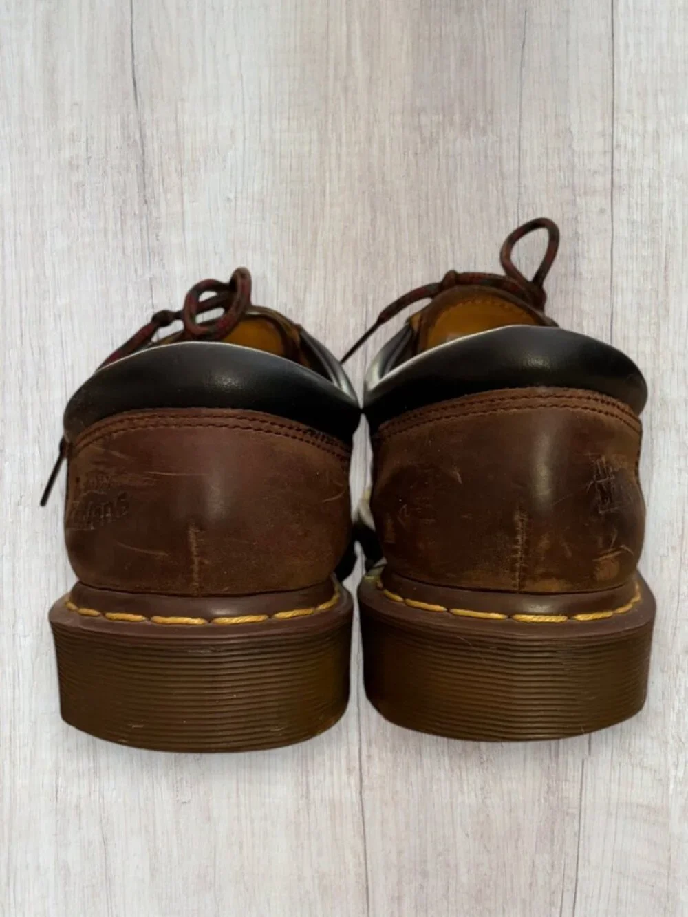 Dr. Martens 8053 Crazy Horse Brown Leather 5-Eye Oxford Shoes Men's US 9